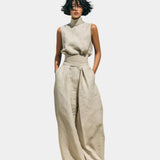 Falyne | Ensemble débardeur et pantalon large minimaliste