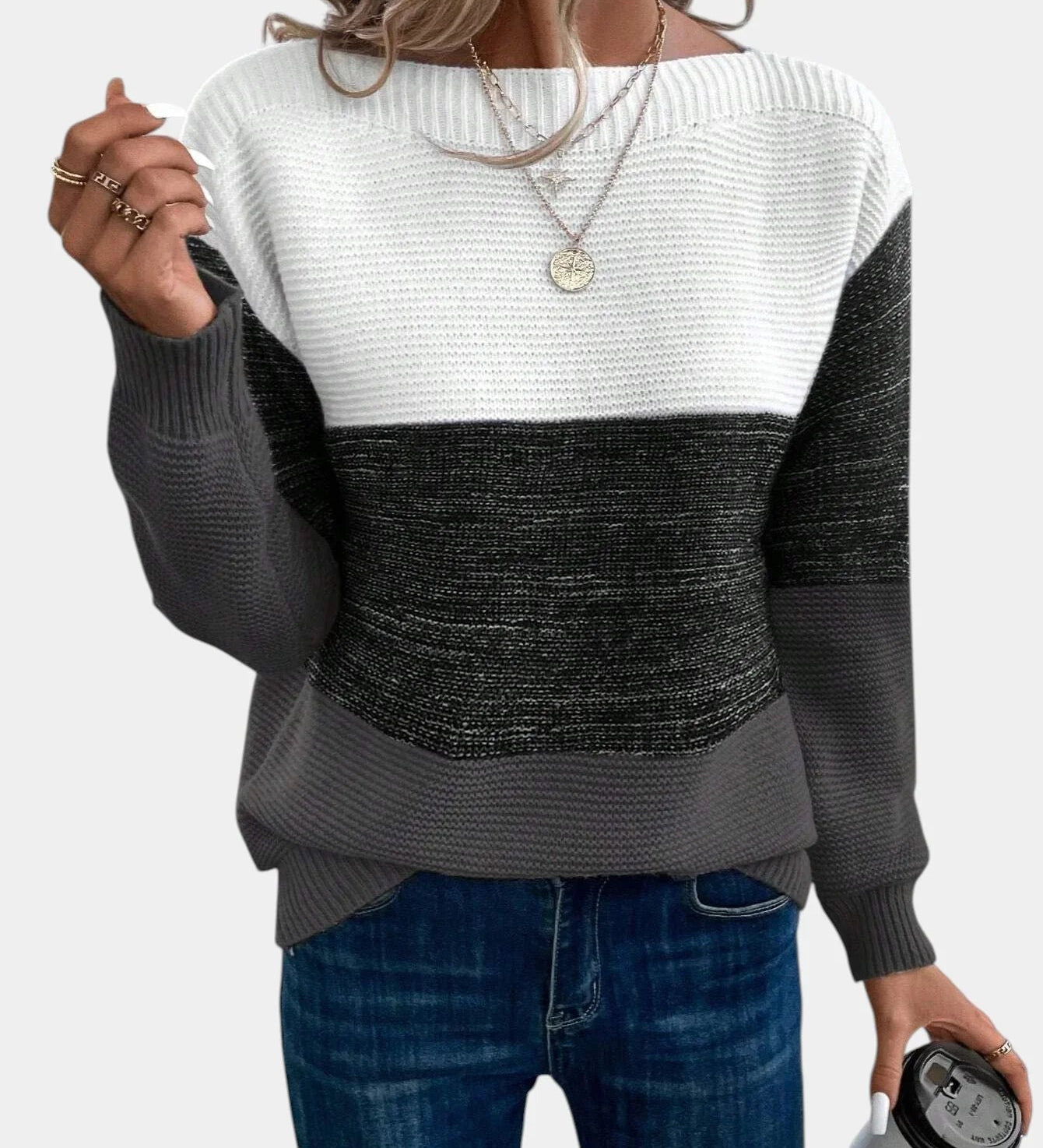Serena | Pull Dégradé Doux avec Coupe Confortable