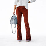 Chloé | Pantalons évasés en velours côtelé