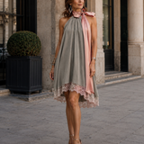 Arsinoée | Robe avec nœud élégant