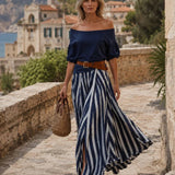 Étiennette | Ensemble blouse et jupe style méditerranéen