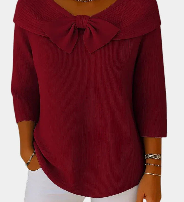 Lúa | Pull chaud et féminin avec nœud