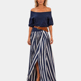 Étiennette | Ensemble blouse et jupe style méditerranéen