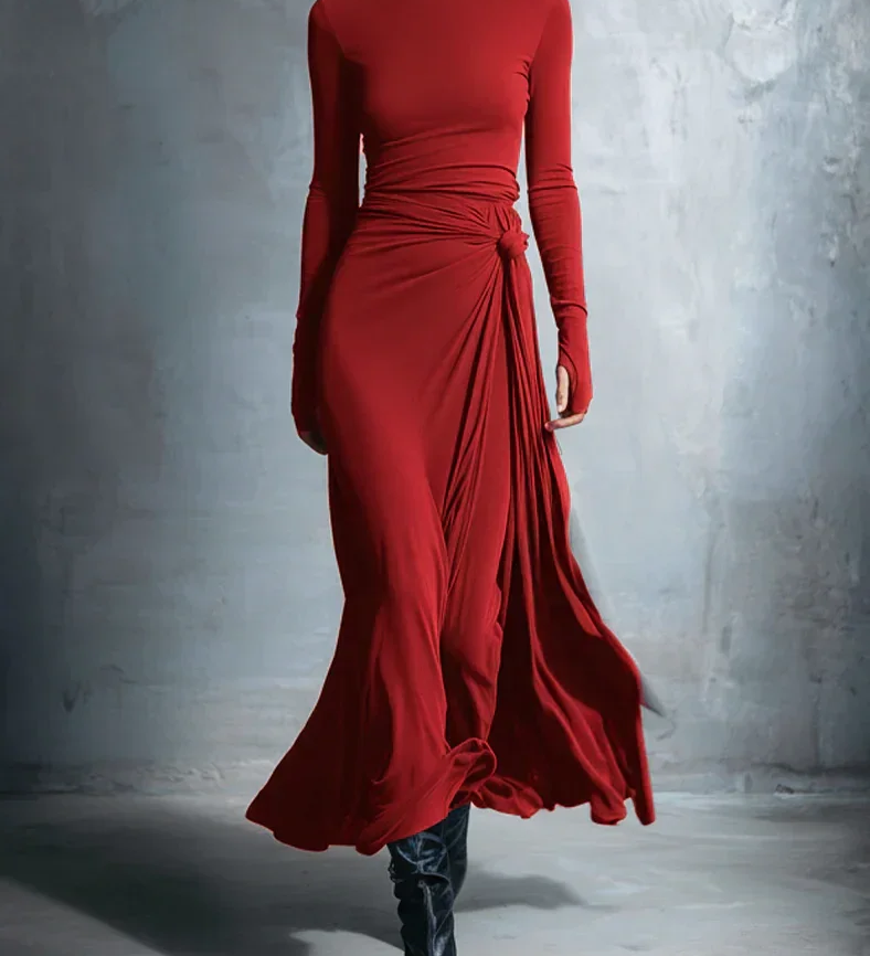 Renee | Robe Maxi Drapée