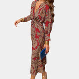 Eve | Robe Élégante à Imprimé Intemporel