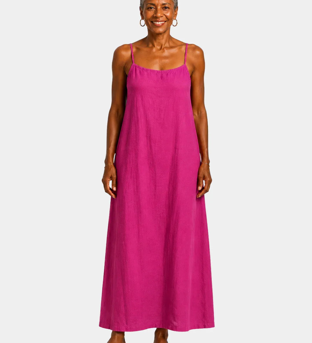 Désideria | Robe longue à fines bretelles