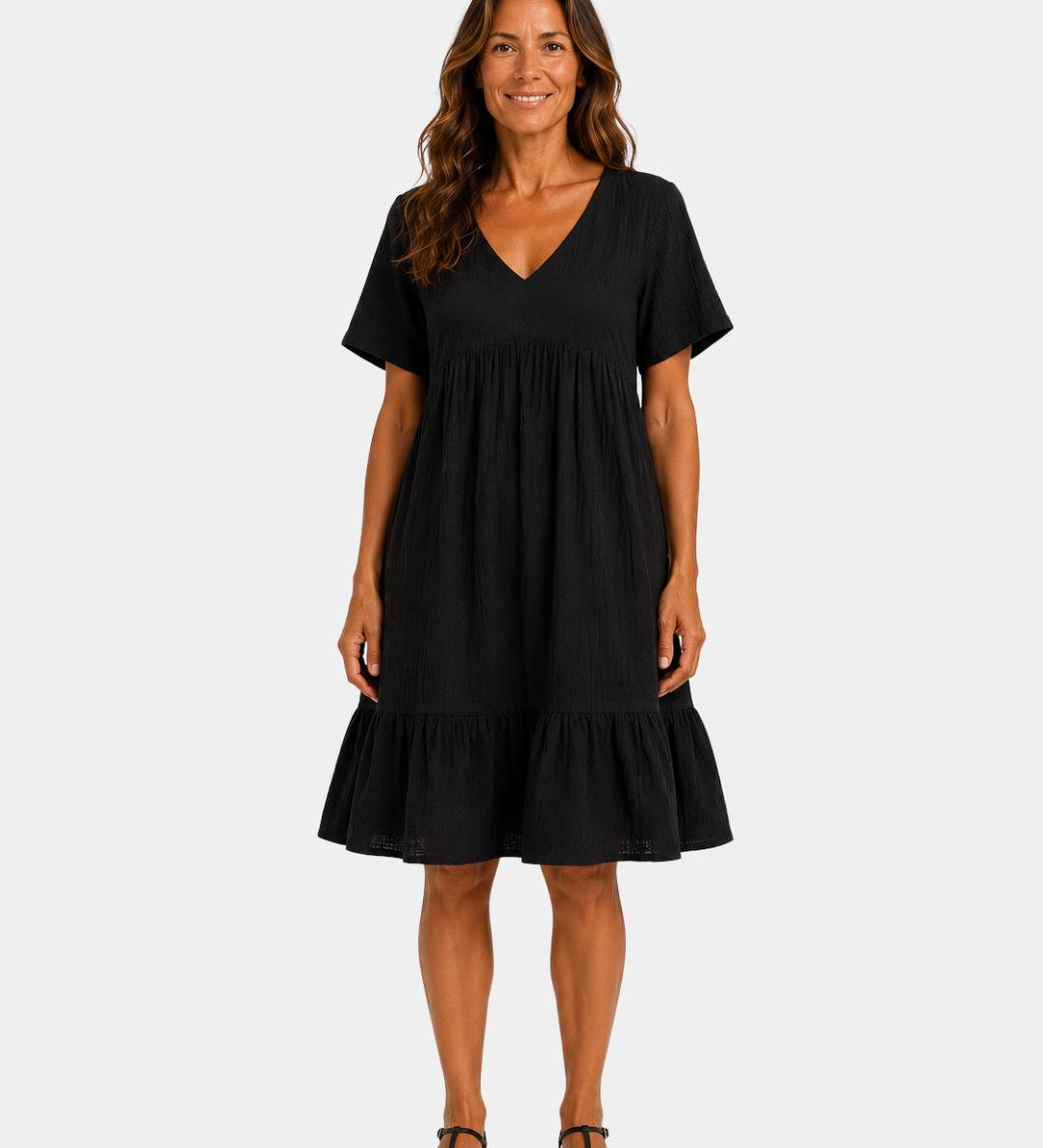 Alixandre | Robe midi texturée