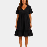 Alixandre | Robe midi texturée