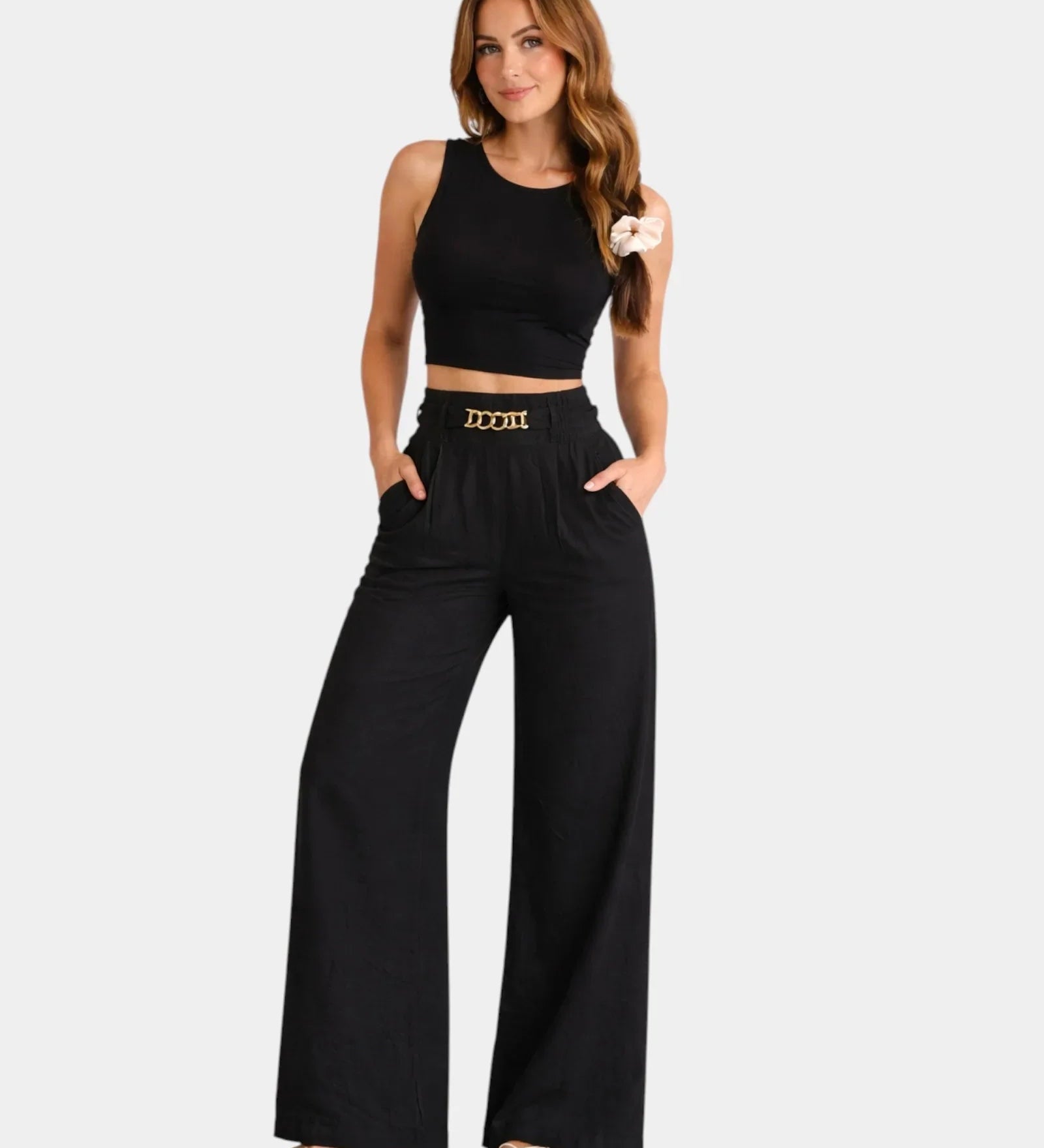 Audrey | Pantalon large élégant