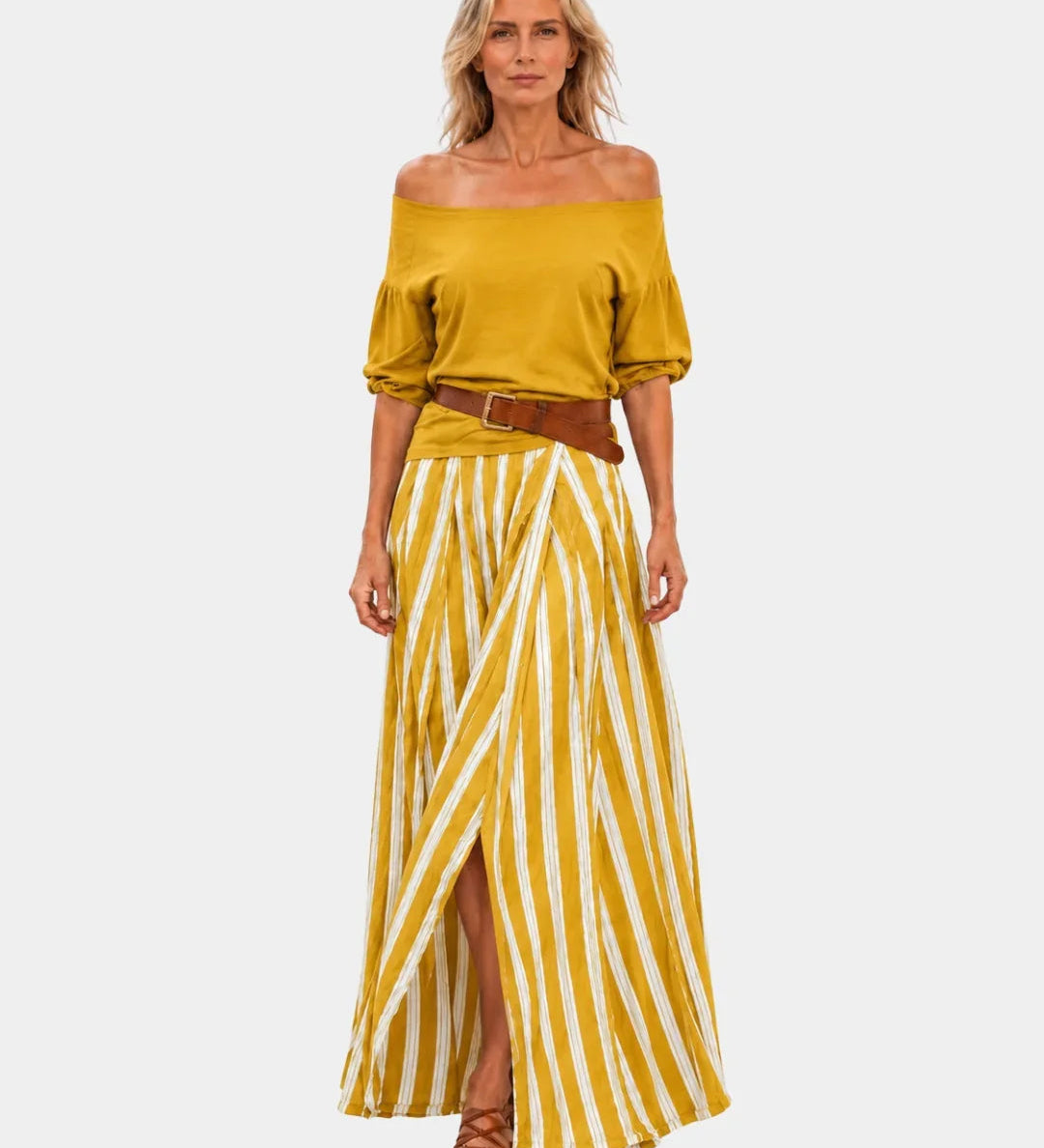 Étiennette | Ensemble blouse et jupe style méditerranéen