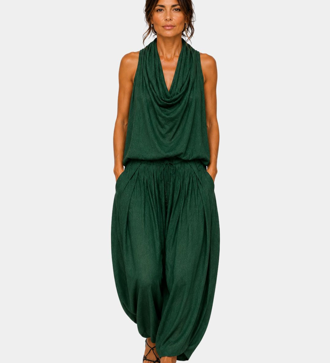 Emmeline | Ensemble avec top sans manches et pantalon