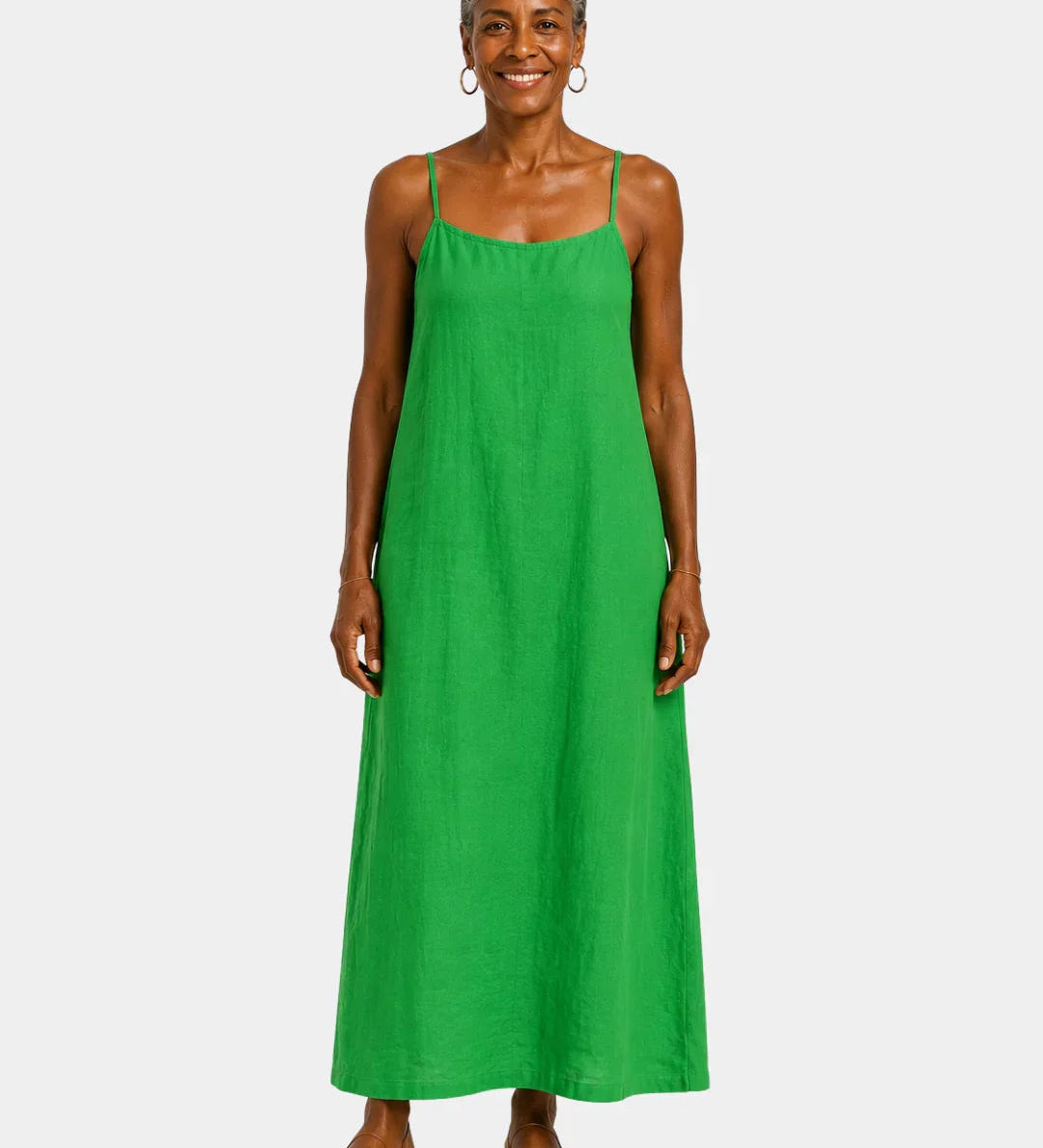 Désideria | Robe longue à fines bretelles