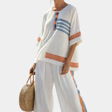 Donatella | Ensemble Orange Sophistiqué