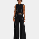 Aymone | Ensemble pantalon et blouse au design moderne