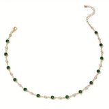 Victoire | Collier de Station Émeraude Verdante