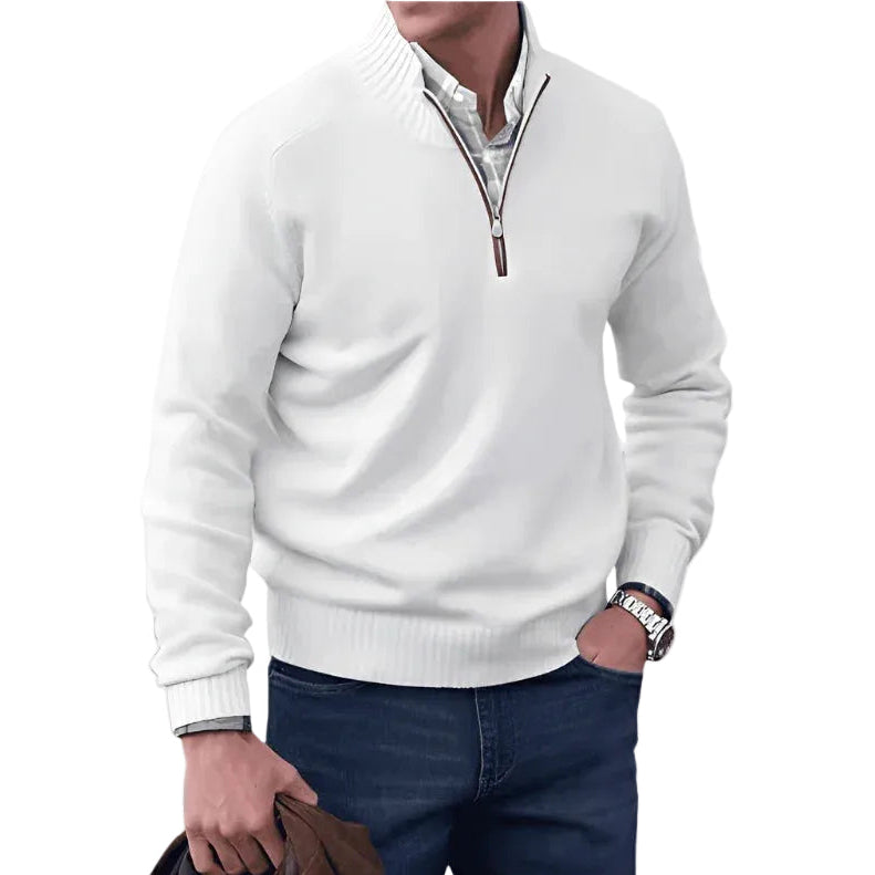 Malik | Pull Élégant Avec Zip
