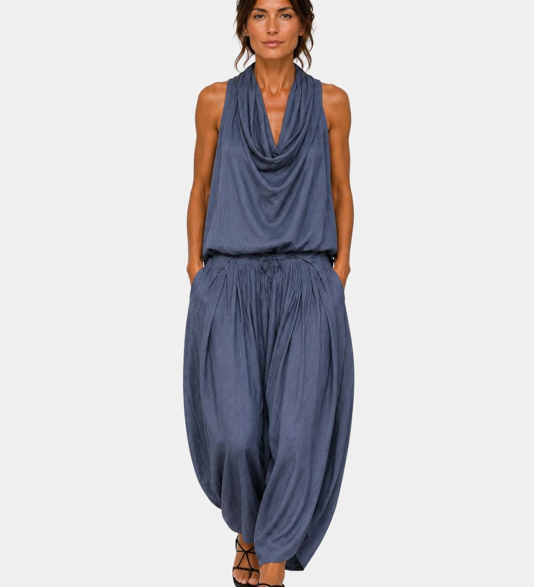 Emmeline | Ensemble avec top sans manches et pantalon