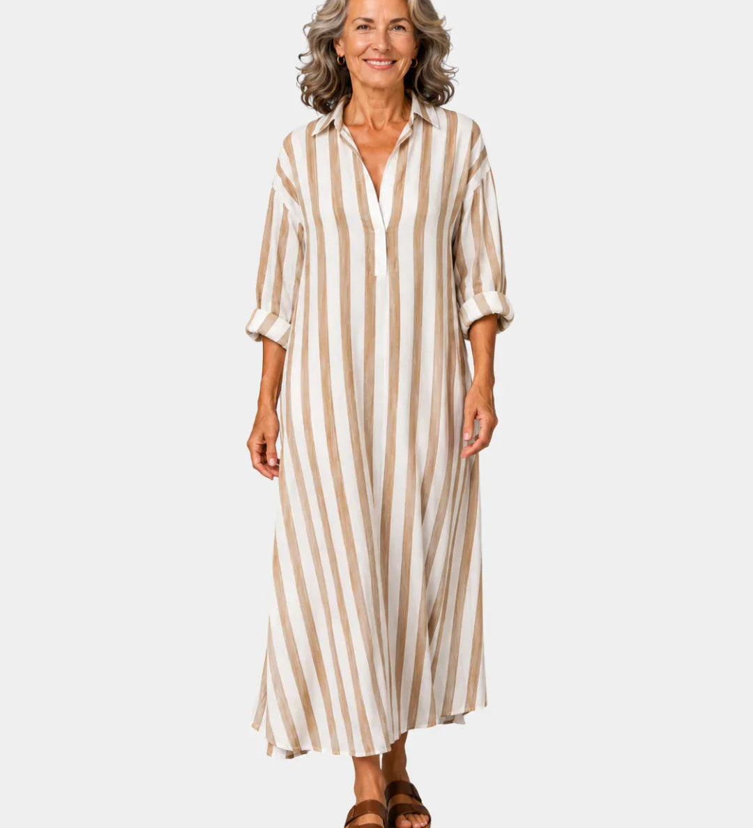 Nantilde | Robe rayée