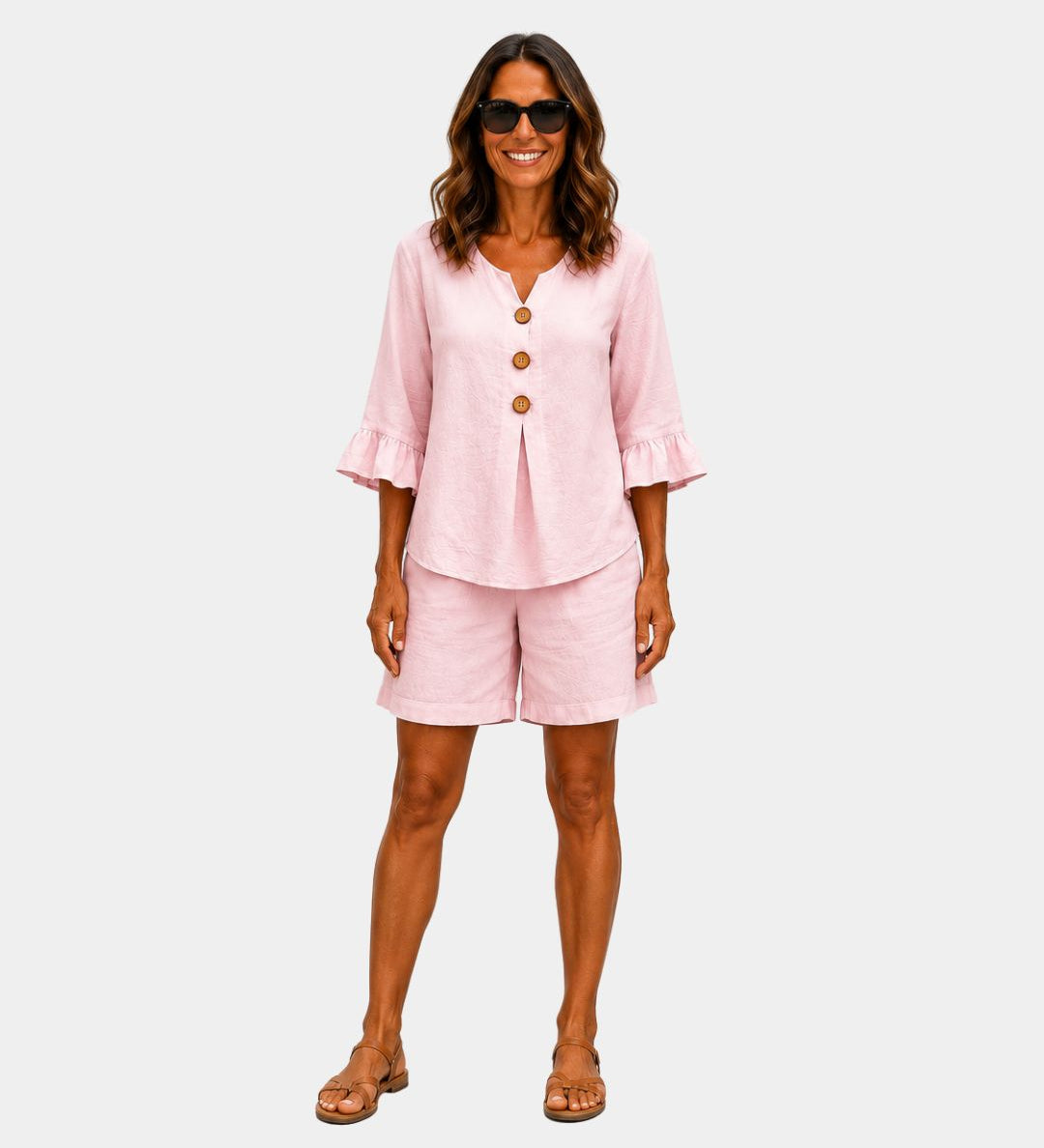 Auberte | Ensemble short et blouse