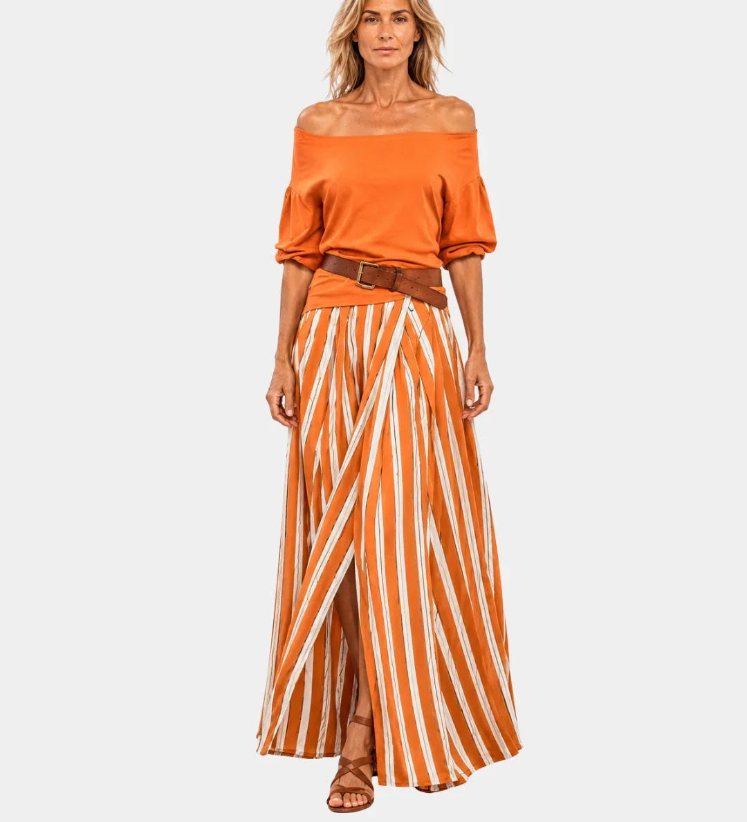 Étiennette | Ensemble blouse et jupe style méditerranéen