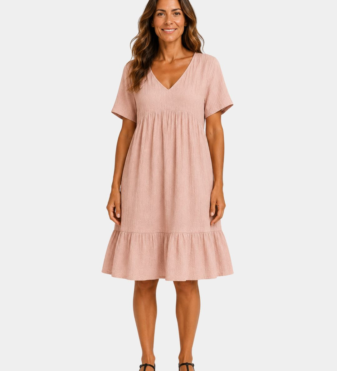 Alixandre | Robe midi texturée