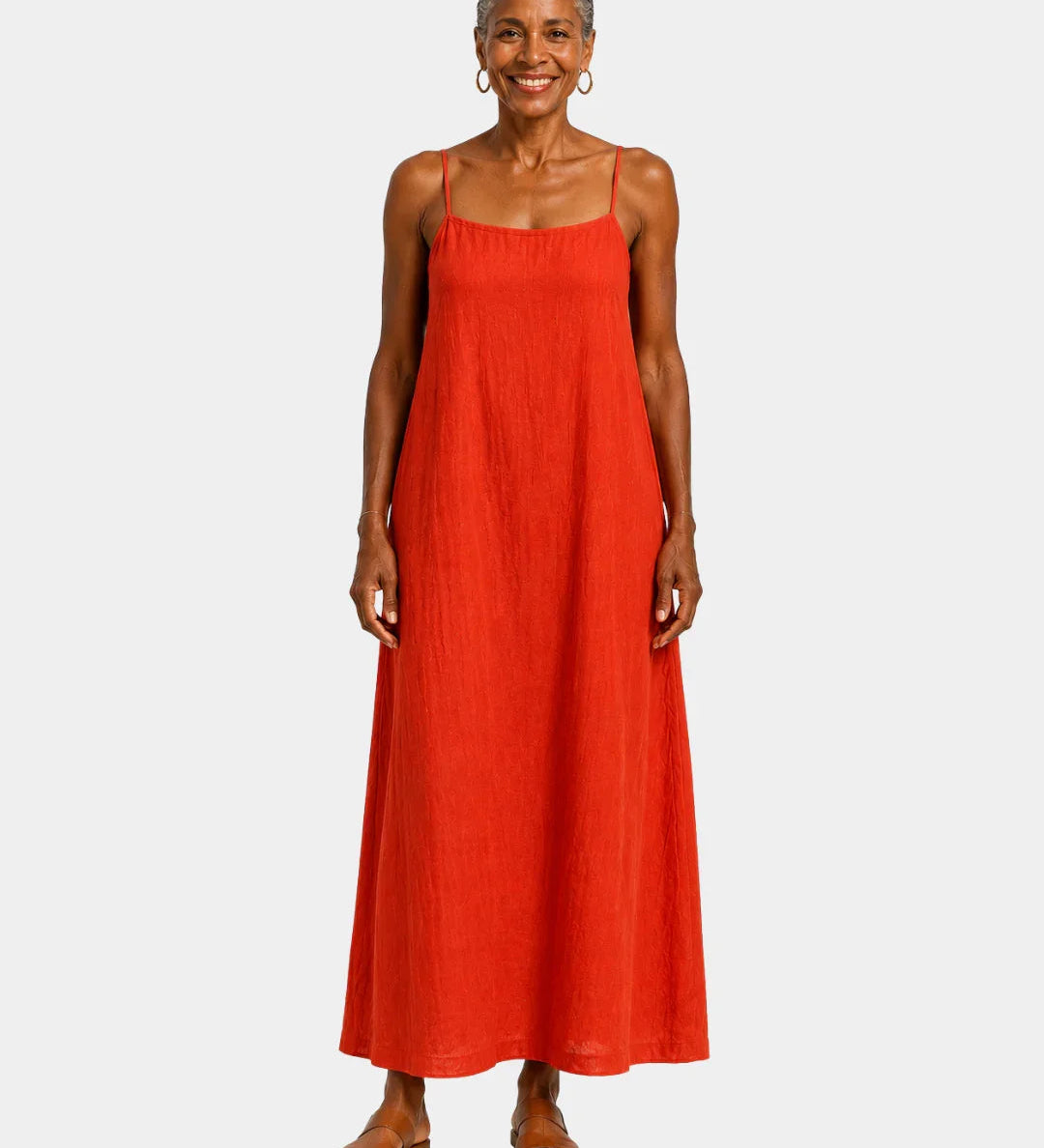 Désideria | Robe longue à fines bretelles