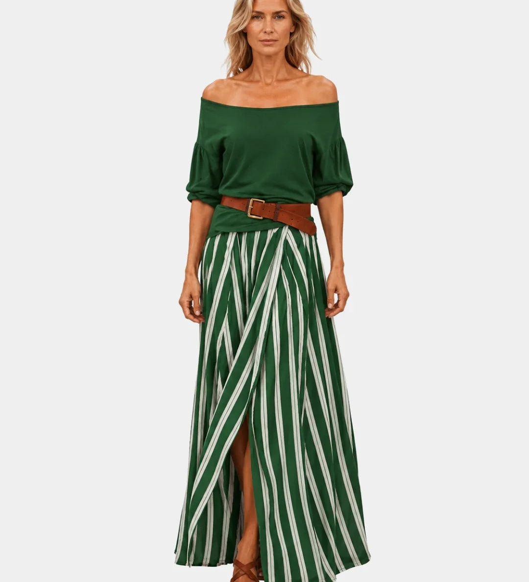 Étiennette | Ensemble blouse et jupe style méditerranéen