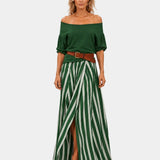 Étiennette | Ensemble blouse et jupe style méditerranéen