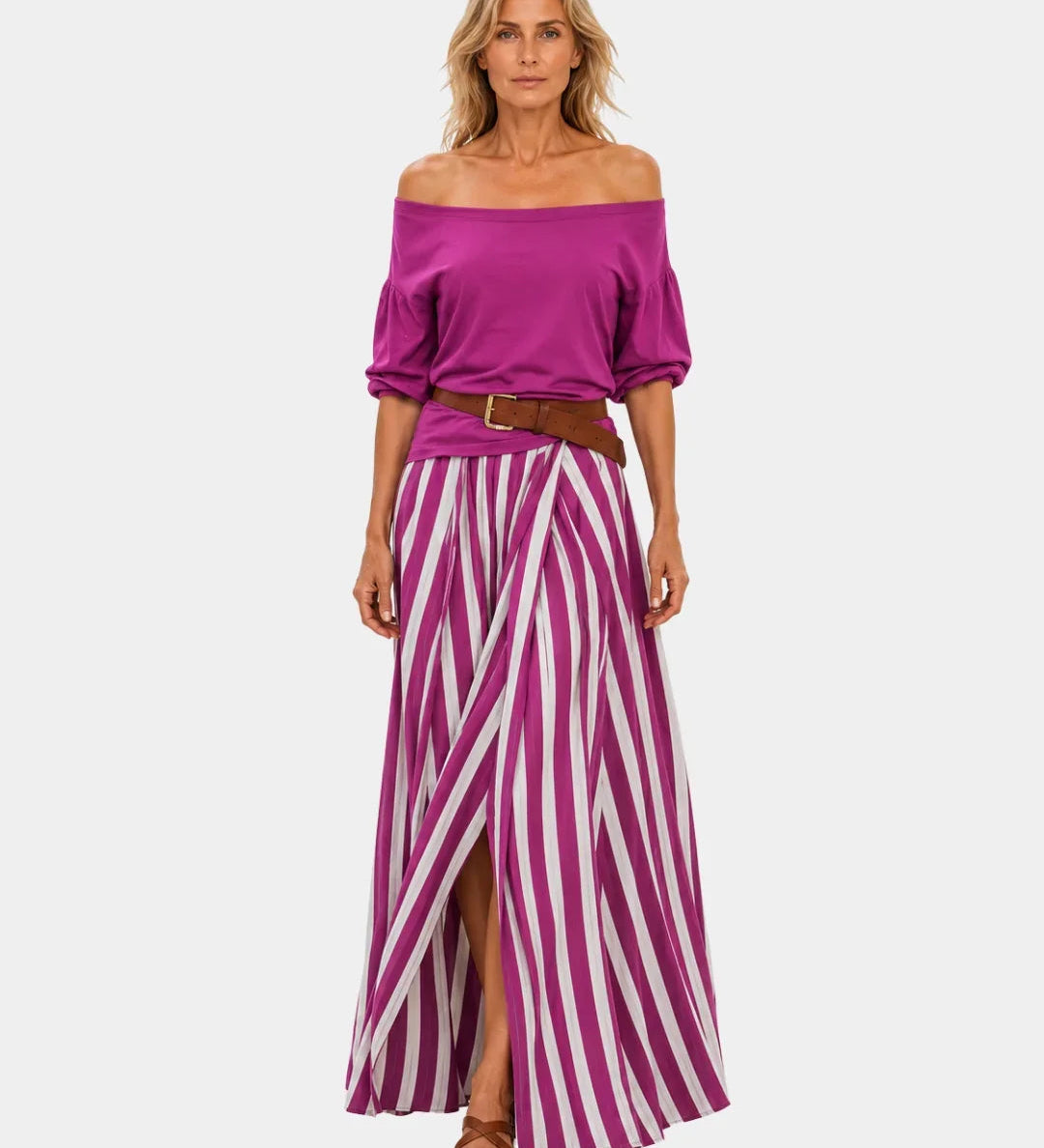 Étiennette | Ensemble blouse et jupe style méditerranéen