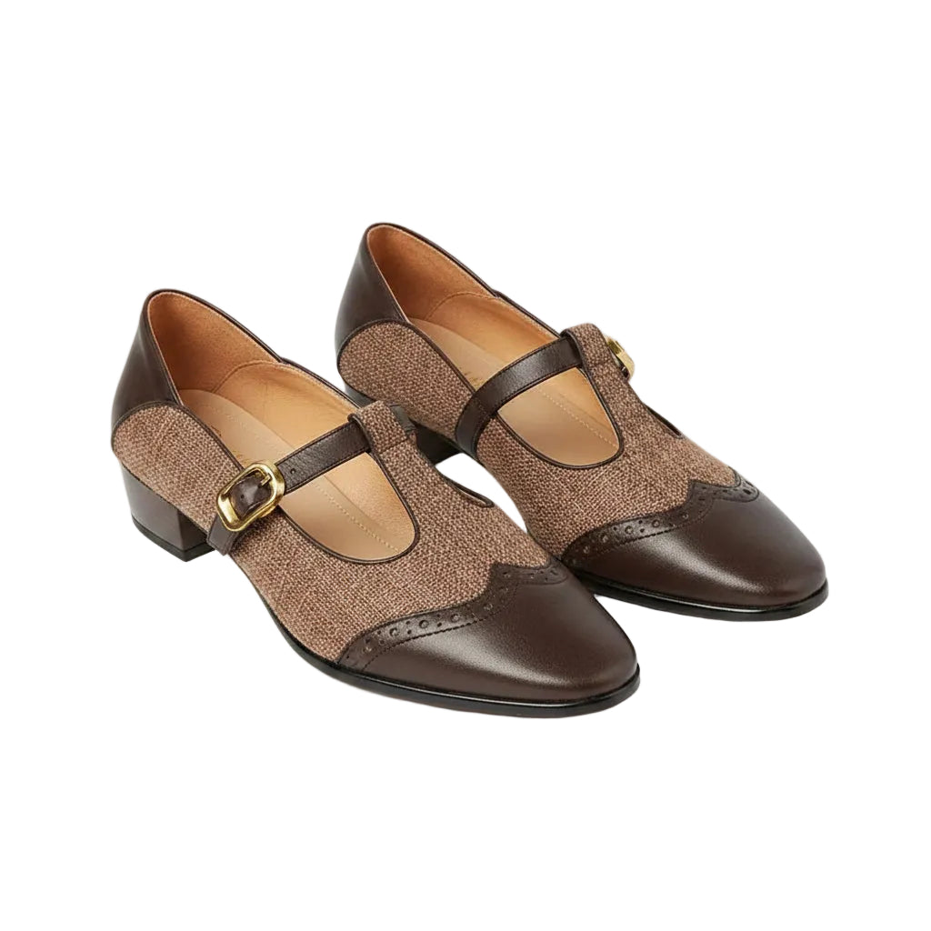 Chloé | Chaussures Vintage en Cuir avec Boucle
