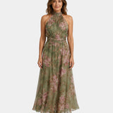 Maïa | Robe longue fleurie élégante