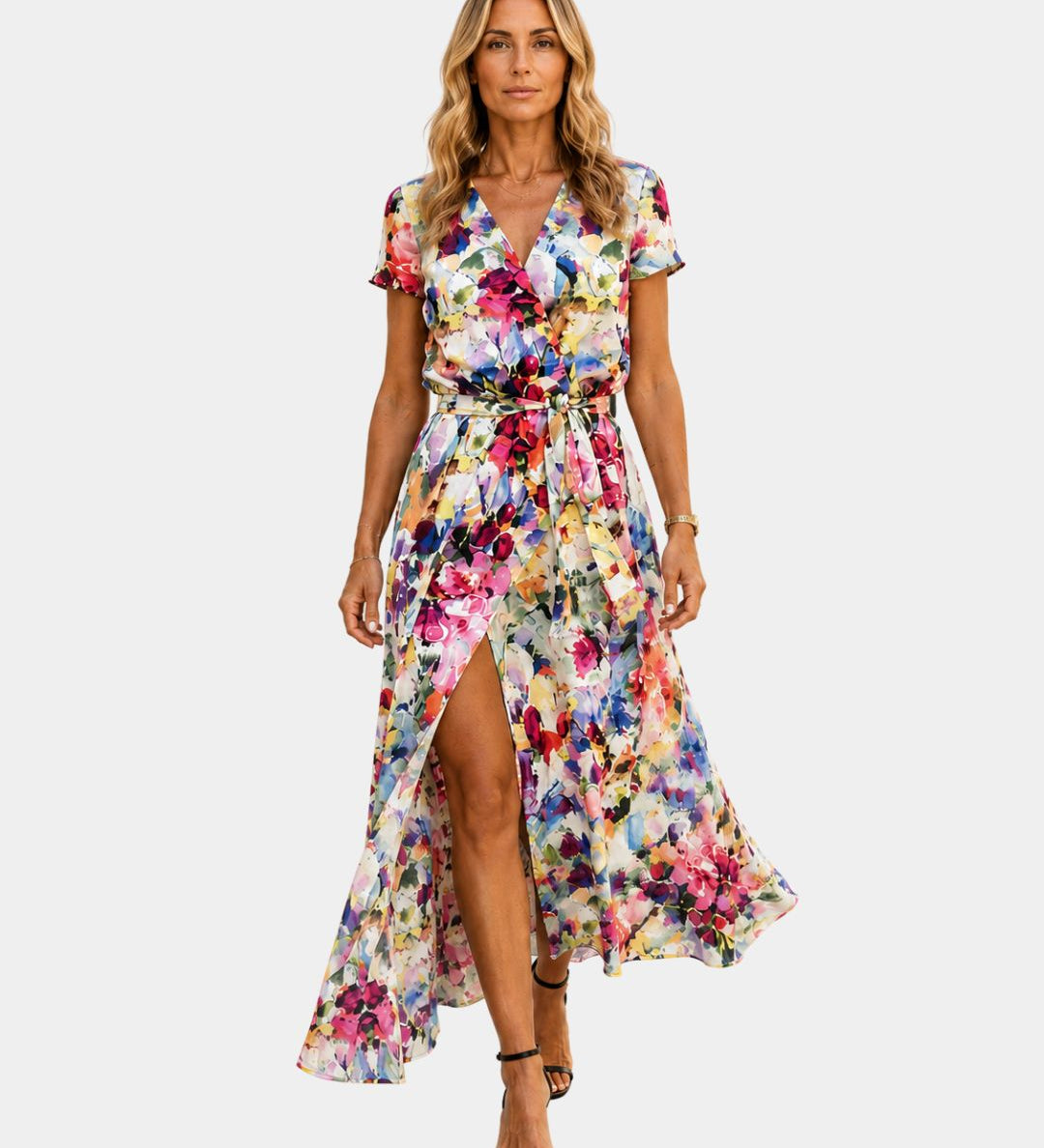 Aurélisse | Robe élégante avec décolleté en V