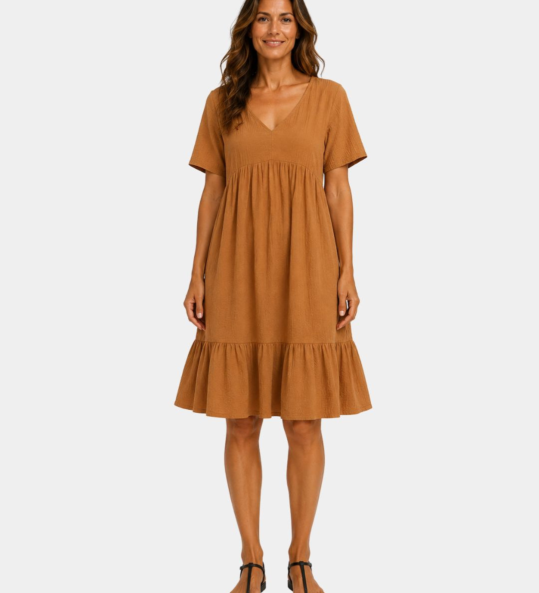Alixandre | Robe midi texturée