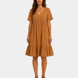 Alixandre | Robe midi texturée