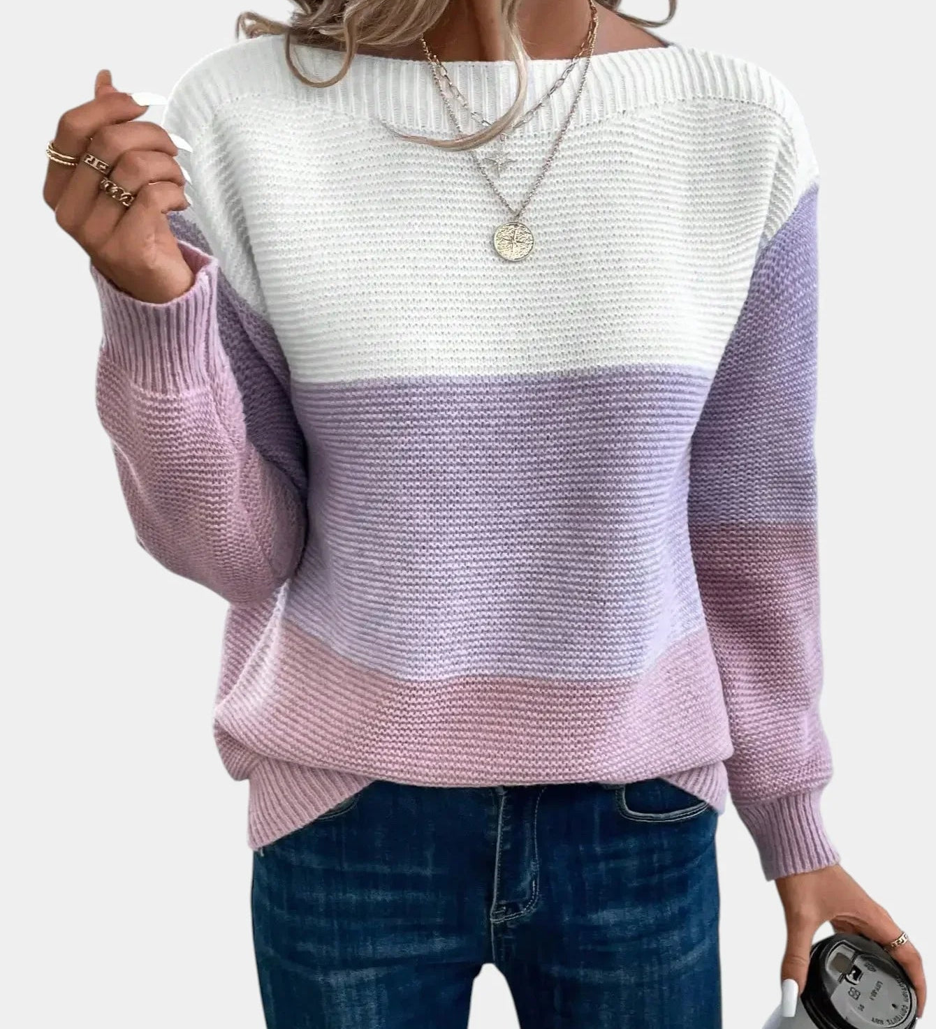 Serena | Pull Dégradé Doux avec Coupe Confortable