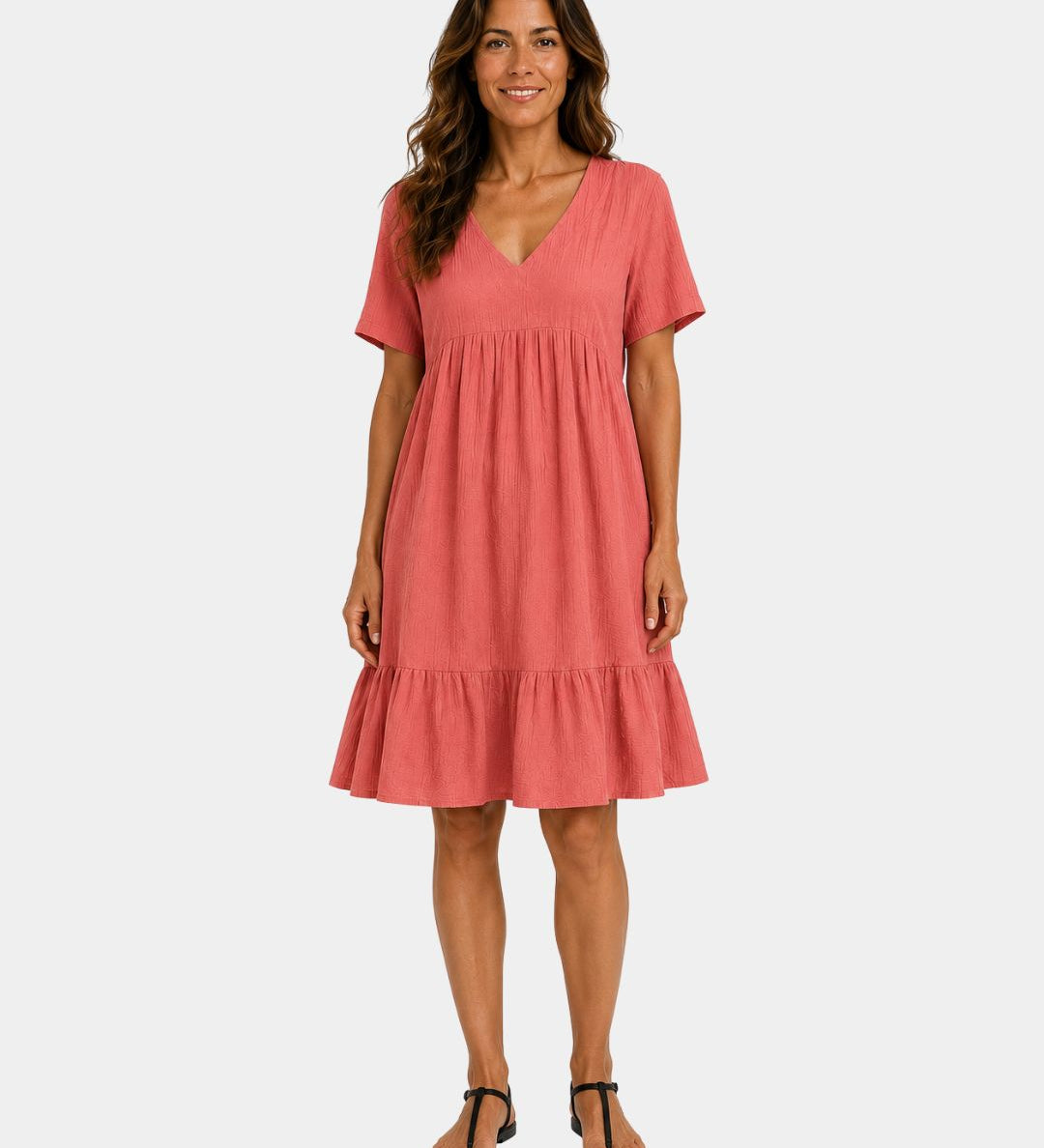 Alixandre | Robe midi texturée
