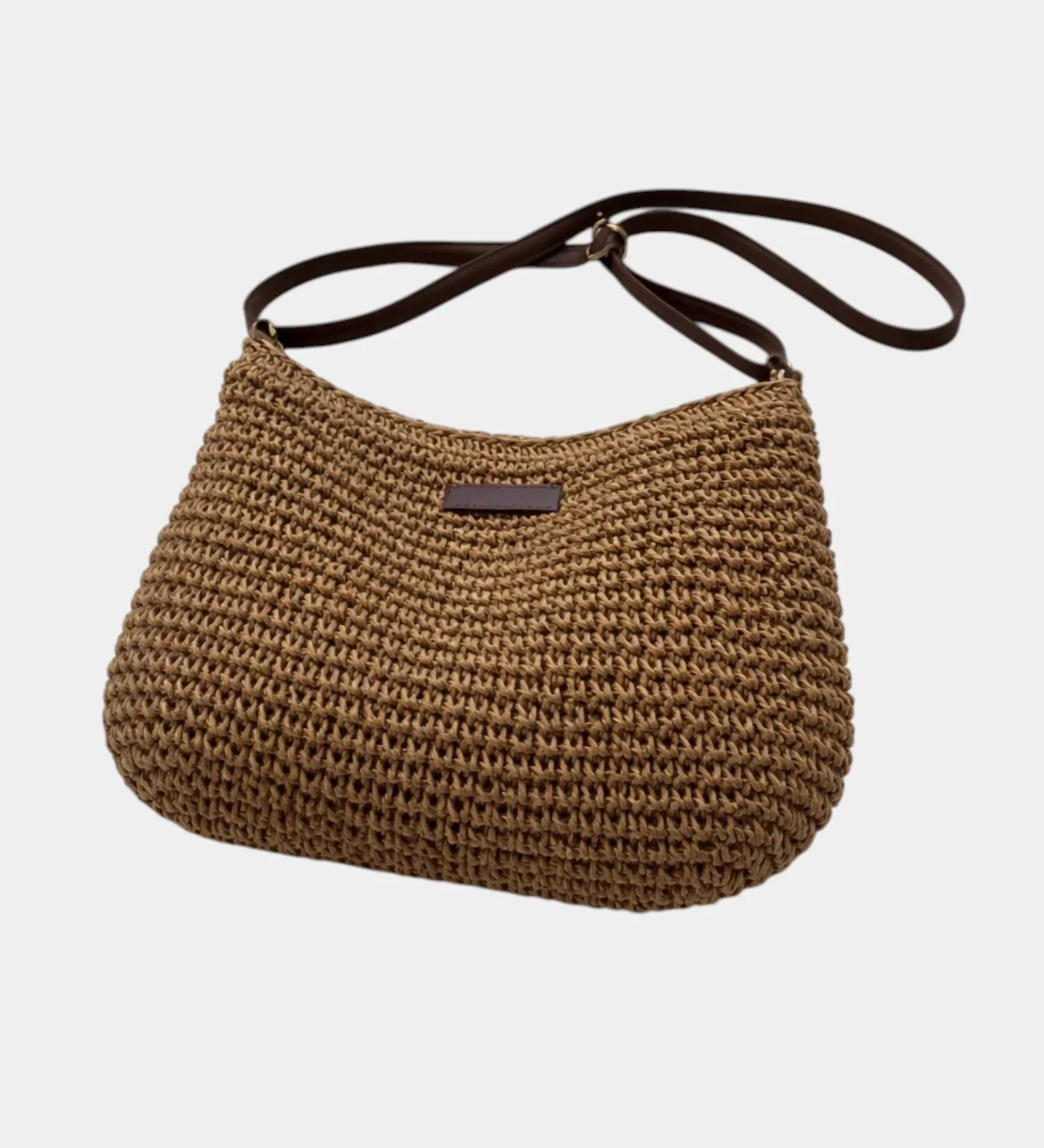 Fabiola | Sac effet paille à bandoulière