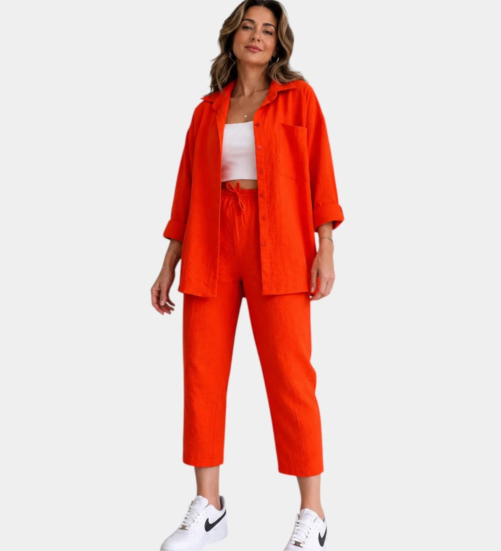 Pétronille | Ensemble léger chemise et pantalon