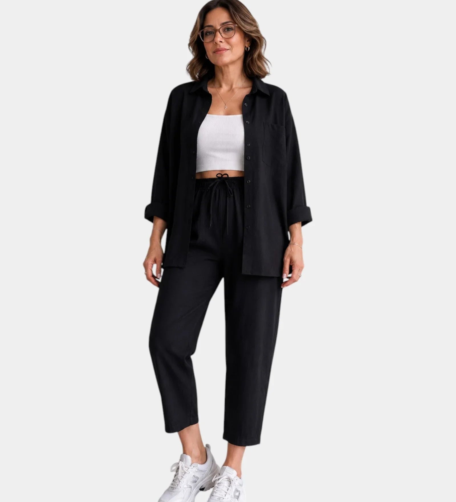 Pétronille | Ensemble léger chemise et pantalon