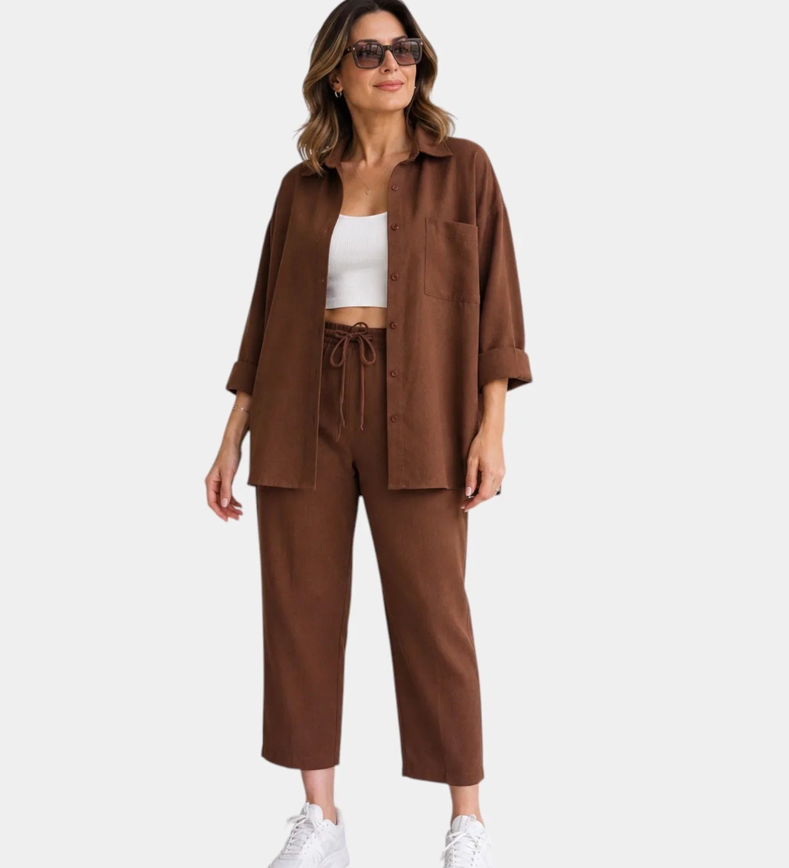 Pétronille | Ensemble léger chemise et pantalon