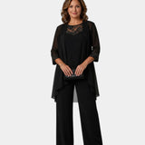 Adalie | Ensemble pantalon, blouse et manteau assortis