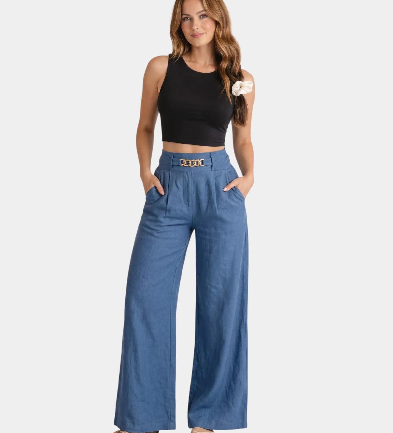 Audrey | Pantalon large élégant