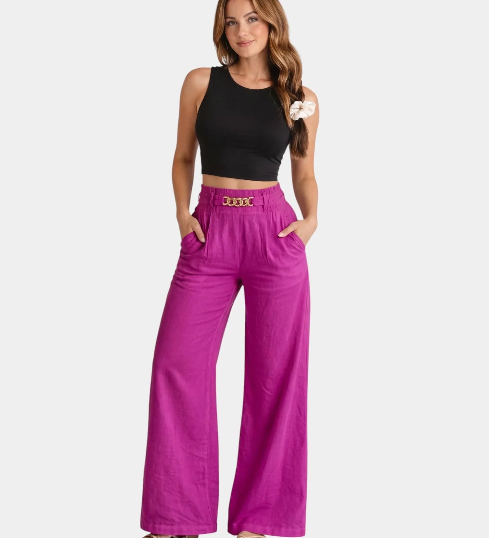 Audrey | Pantalon large élégant