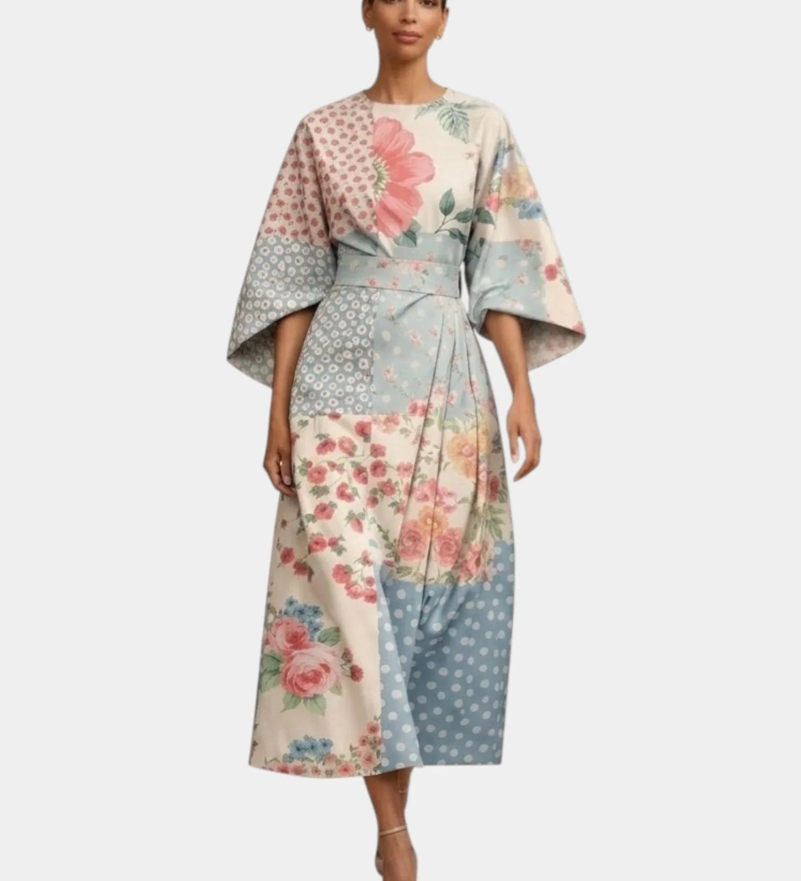 Vera | Robe midi fleurie