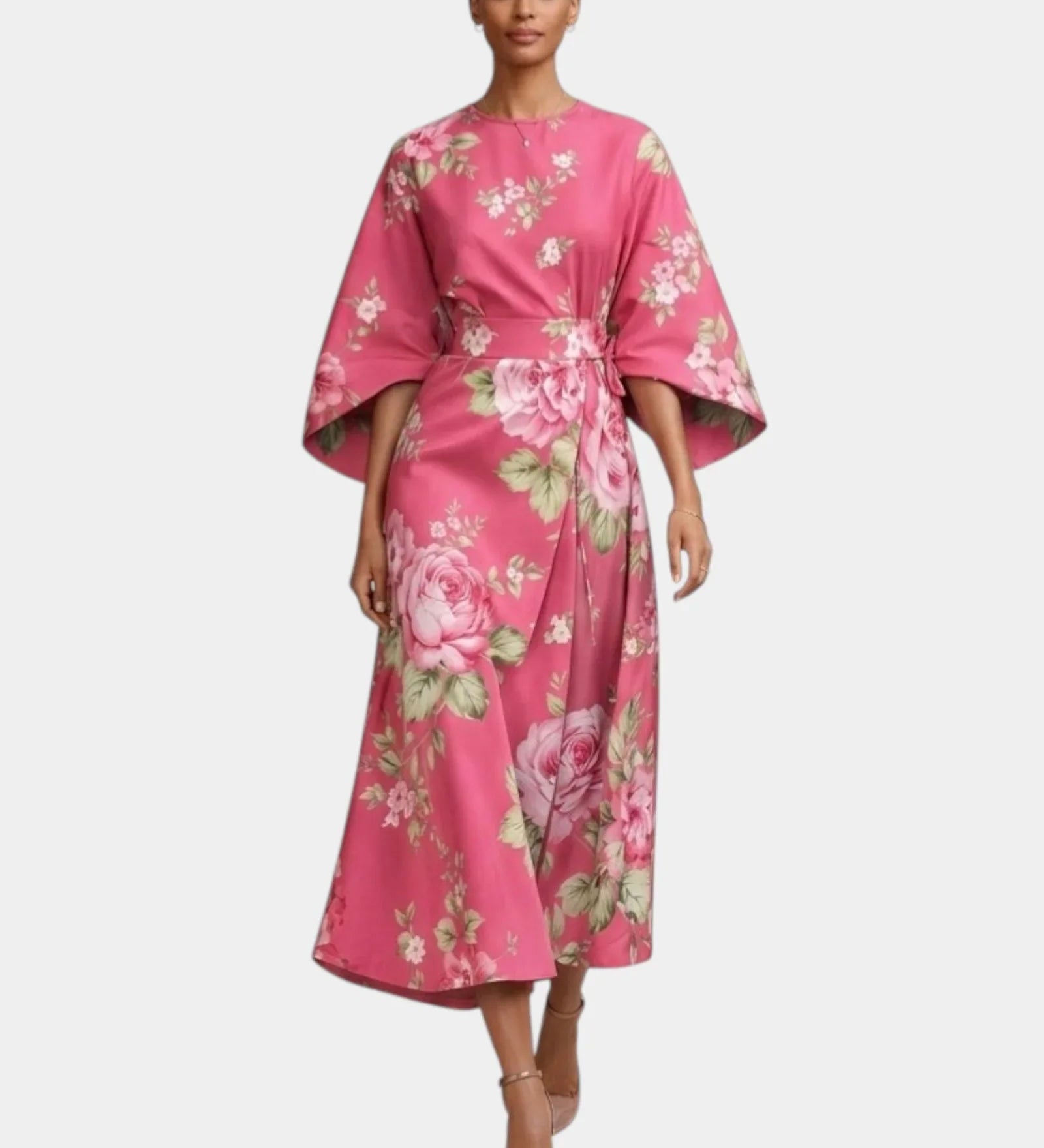 Vera | Robe midi fleurie