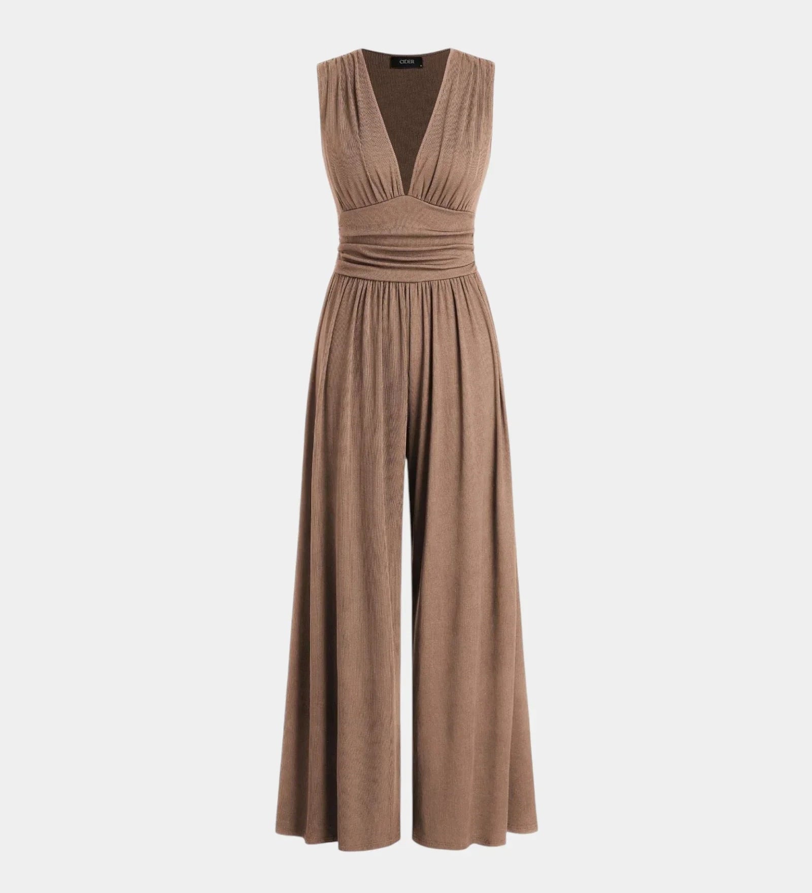 Sultana | Combinaison sans manches à jambes larges chic