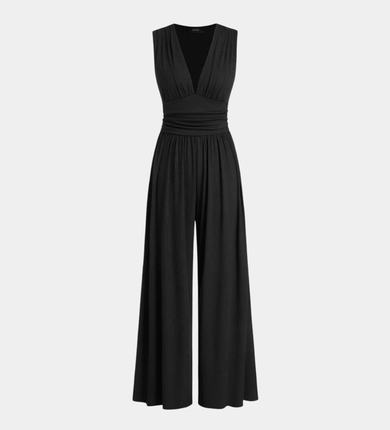 Sultana | Combinaison sans manches à jambes larges chic