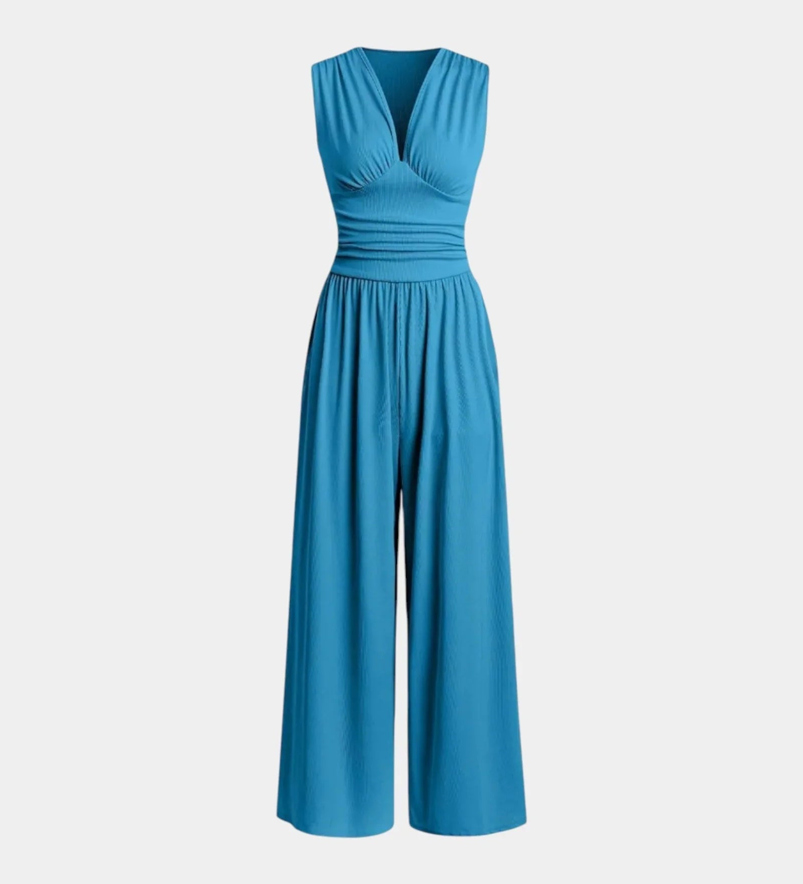 Sultana | Combinaison sans manches à jambes larges chic