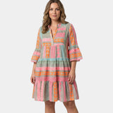 Amicie | Robe midi imprimée