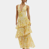 Isa | Robe maxi florale élégante